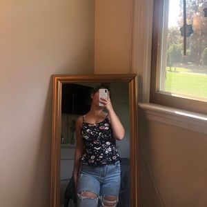 American Eagle floral tank